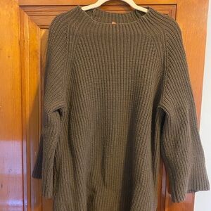 Elizabeth Suzann Olive Cowl Neck Sweater